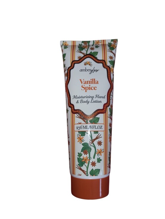 Other - Vanilla Spice Moisturizing Hand & Body Lotion - White & Orange